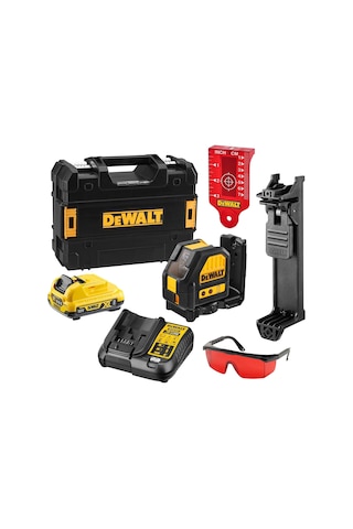 Dewalt DCE088D1R-QW Artı Lazer 108V Kırmızı - Li-Ion 2Ah Akü