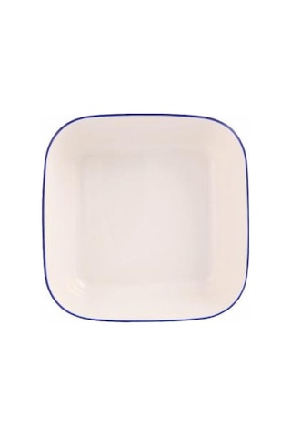 Porland Blue Stripe 6 Lı Kase Seti 12x12 Cm 04alm006881 Beyaz - Mavi