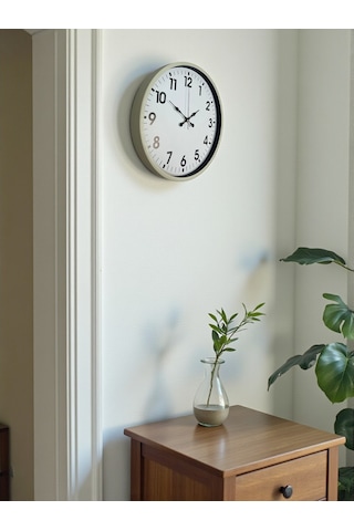 36 Cm Standart Krem Duvar Saati Diğer 32034461