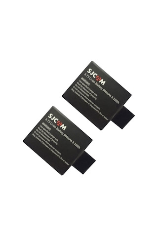 Sjcam 4000 5000 M10 3.7v 900 Mah 2li Batarya Pil Seti
