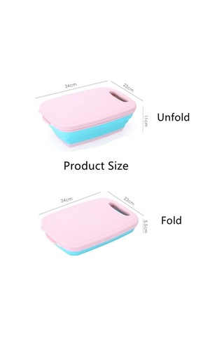 Dancemonkey Bej Katlanır Ev Kesme Tahtası, 9'u 1, Pratik Tasarım Fonksiyonel Bej