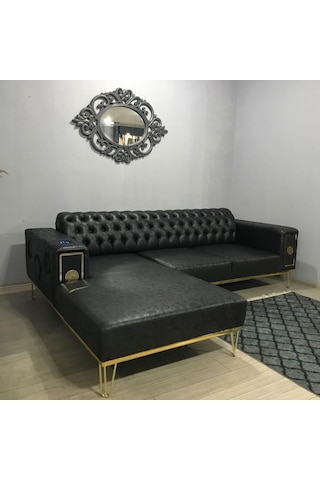 Müzik Sistemli Köşe Koltuk