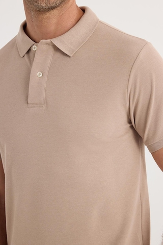 Tudors Erkek Slim Fit Dar Kesim Pamuklu Yumuşak Dokulu Serin Tutan Kumaş Düz Pike Bej Polo Yaka Tişört-33711 Bej