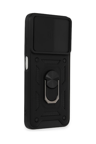 Xiaomi Redmi Note 12s Kılıf Pars Lens Sürgülü Yüzüklü Standlı Korumalı Kılıf
