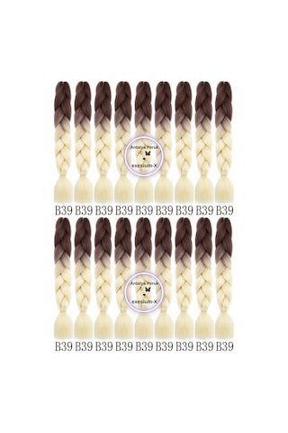 X-pression Afrika Örgüsü Ve Rasta Için Sentetik Ombreli Saç 100gr--b39
