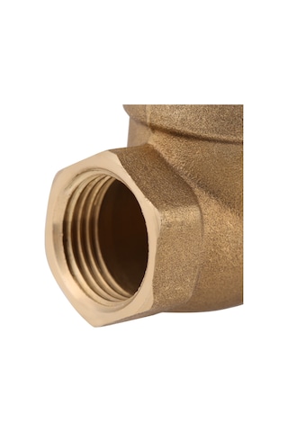 Kosona Brass Tek Yönlü Akış Kontrol Valfi Dn15, 232psı Su Uygulamaları İçin, 1/2bsp Dahili Dişli, Kolay Kurulum Ok İşaretli