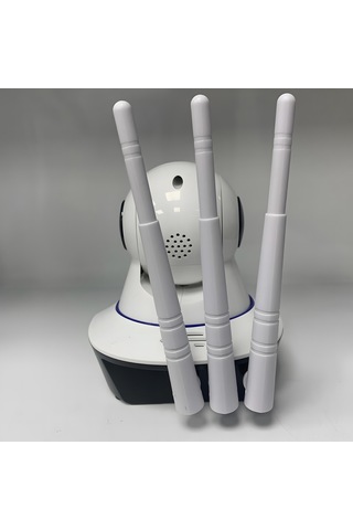 Jeehugo 3 Antenli Kablosuz Ip Kamera - 720p Hd, İki Yönlü Ses, Hareket Algılama, Gece Görüşü 10m , 355 Devir, Micro Sd Desteği Kart Dahil Değil