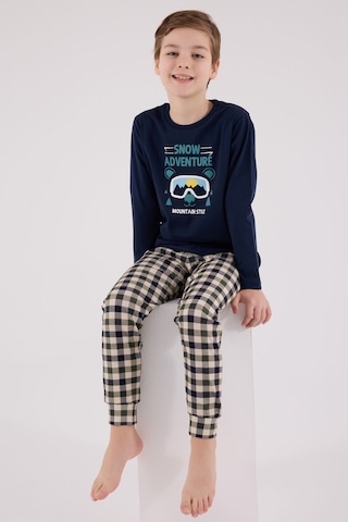 Arnetta Erkek Çocuk Lacivert Pijama Takımı Ar3511-c-v1