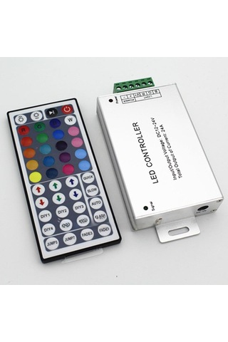 "44 Tuşlu Uzaktan Kumandalı Led24a Rgb Işık Şeridi Dimmer, 12v/24v İle Uyumlu" RGB