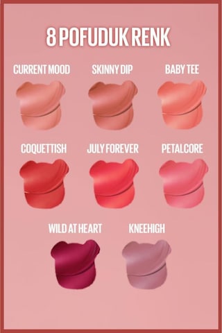 Maybelline Super Stay Teddy Tint Uzun Süre Kalıcı Likit Mat Tint 10 Current Mood 0