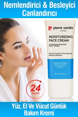 Pierre Cardin Nemlendirici ve Canlandırıcı Günlük Cilt Bakım Kremi 50 ML