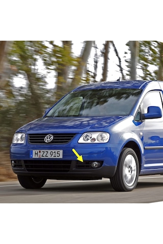 VW Caddy Life 2004-10 Ön Tampon Sol Sis Farı Çerçevesi 1T0853665A