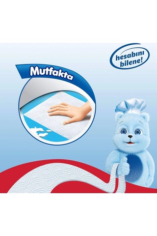 Teno Yüksek Emicilik Özellikli Rulo Kağıt Havlu 2 Katlı 12 Rulo