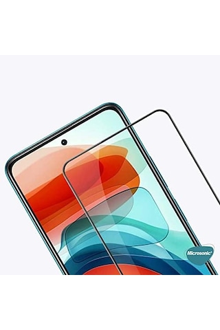 Xiaomi Poco X3 Gt Tam Kaplayan Temperli Cam Ekran Koruyucu Siyah