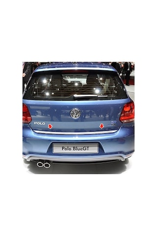 Volkswagen Polo Formlu Krom Bagaj Alt Çıtası 2009 - - 2017
