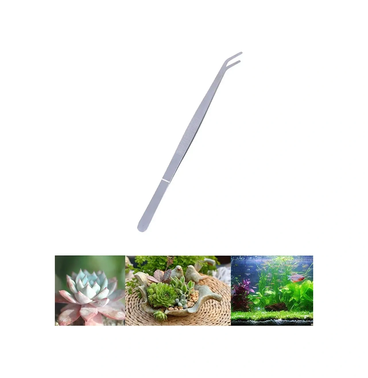 Petsroom Akvaryum Teraryum Kıvrımlı Uzun 30 Cm Cımbızı 150471459