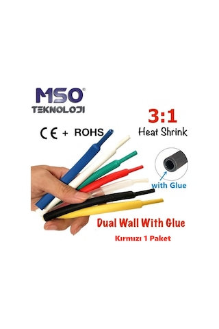 MSO VIP Kalite Olta Asist 3:1 Yapışkanlı Makaron Kırmızı