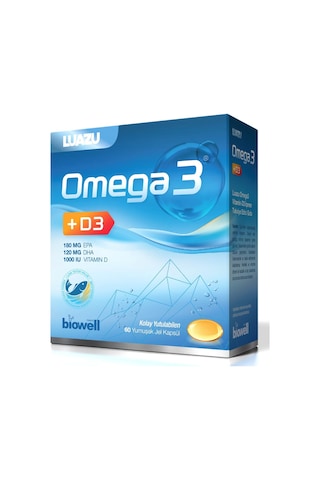 Biowell Luazu Omega 3 D3 60 Kapsül