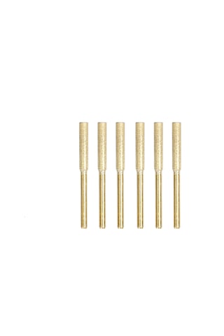 Skycity Titan Kaplı Zımpara Ucu 4.8mm 6 Adet - Motosapka Zinciri Kesici Ayna Sharpening Aksesuarı