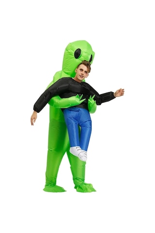 Jl Yetişkin İçin Şişme Kostüm, Alien Cadılar Bayramı Şişme