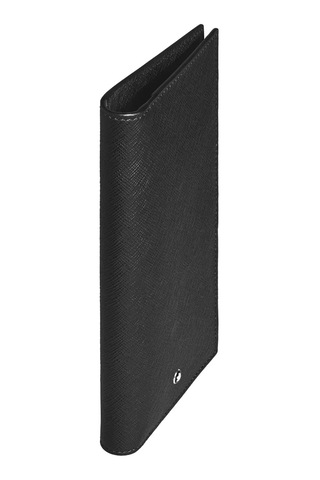 Montblanc Sartorial Deri 6 Bölmeli Uzun Cüzdan 223019 Siyah