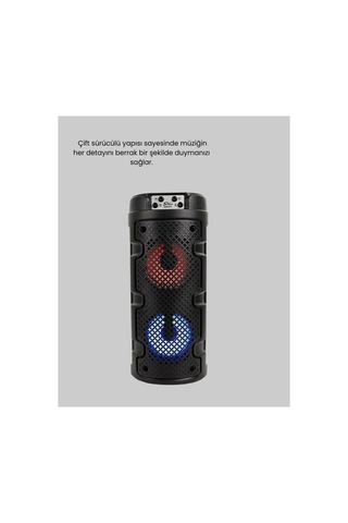 Znv Mey İthalat Kablosuz Stereo Hoparlör Usb + Sd Kart + Aux Destekli Bluetooth 5.0 Znv2026