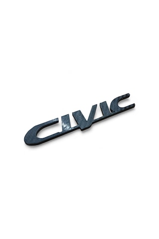 Honda Civic Bagaj Yazısı Ek 1996-2000 Yazı Logo Arma Amblem Karbon Görünüm 0