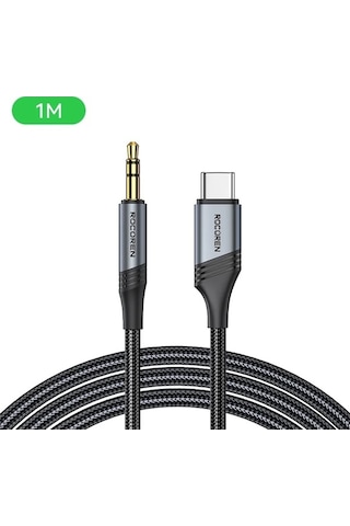 Yingfu Erkek Rocoren Type C - 3,5 Mm Aux Ses Kablosu Hi-fi Ses Adaptörü Uyumlu Telefon Dizüstü Bilgisayar Tablet Araba Stere