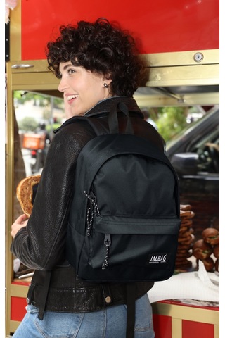 Jacbag Classic Junior -tek Bölmeli Sırt Çantası-siyah Renk:siyah