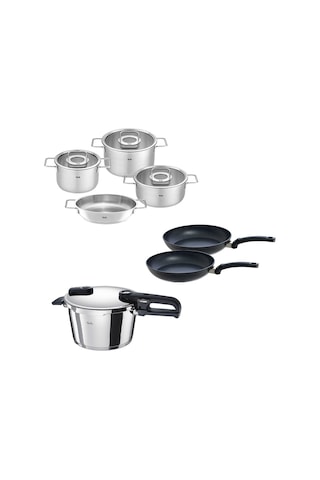 Fissler Vitaquick Edition 4,5 Litre Düdüklü Tencere + Pure Collection Tencere Ve Tava Seti Çok Renkli