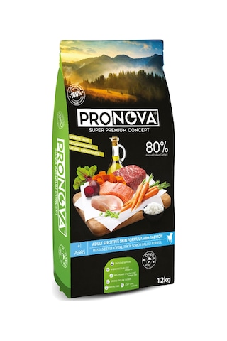 Pronova Düşük Tahıllı Somonlu Yetişkin Köpek Maması 12 KG