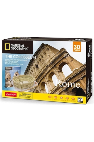 Cub Ds0976 Cubic Fun National Geographic Colosseum-Italya 3D Puzz