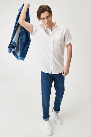 Wrangler Regular Fit Kısa Kollu Beyaz Erkek Gömlek W5j7lo989 001