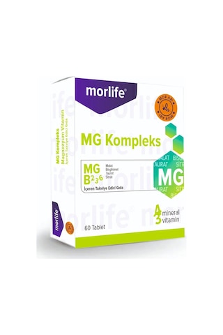 Morlife Magnezyum Kompleks 60 Tablet