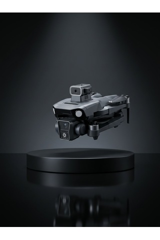 Ekranlı Kumandalı Gps Drone Çift Kameralı Katlanabilir Hava Aracı - Lisinya