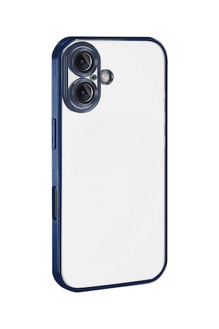 Apple, Uyumlu iPhone 17 Kamera Korumalı Lensli Silikon Lacivert