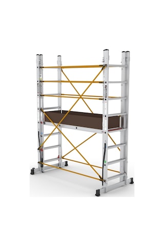 Çağsan PL003 2x8 Basamaklı Polysafe Çok Amaçlı İskele Merdiven