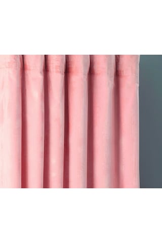 Evdepo Home Deniz Soft Pileli Fon Perde Pembe