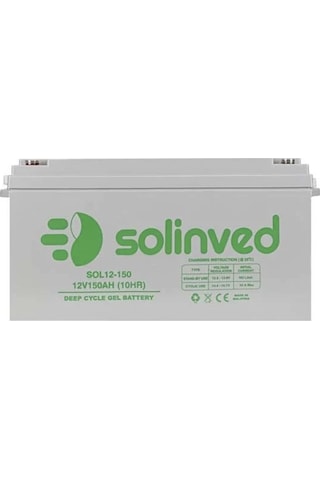 Solinved 150ah Jel Akü 12v Solinved