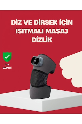 3 Seviyeli Titreşimli Isıtmalı Diz Bakım Masaj Cihazı