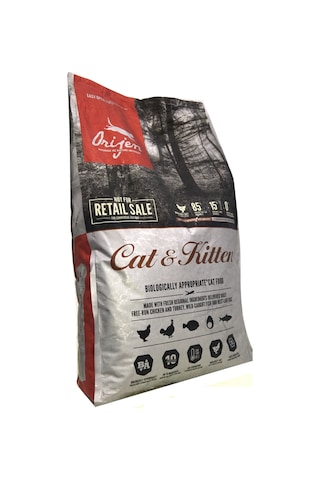 Orijen Cat & Kitten Yavru ve Yetişkin Kedi Maması 17 KG