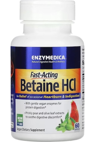 Betaine Hcl Acid-active Protease Blend Mucosave Fgnatural Digestive Health & Wellnessfor Relief Of Occasional Heartburn & Indigestion Mineral
