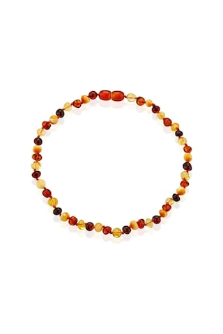 Babyjem Orjinal Sertifikalı Kehribar Bebek Kolyesi Multicolor