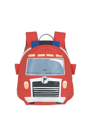 Lassig Tiny Drivers Sırt Çantası Fire Engine Kırmızı