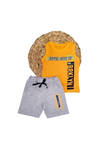 Brklyn Erkek Bebek Takım turuncu