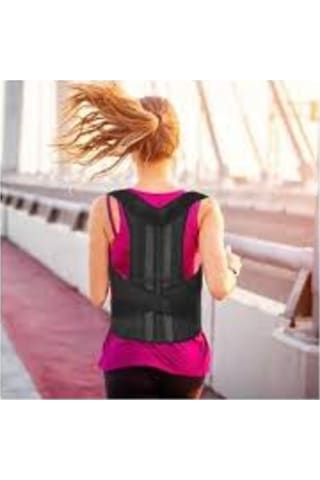 Ankaflex Çift Balenli Dik Durus Korsesi Bel Sırt Destekli