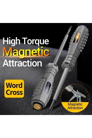 Trendooze Ucu Tornavida Test Slottedphillips Neon Manyetik Kalem Kalem Jms Gerilim Elektrik Cihazı B04 Aneng Ampul Adet 2 Jf