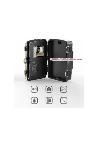 Tenfowee 16mp 1080p Ip66 Su Geçirmez Dışarıda Kullanım Hayvan İzleme Kamerası, 38 Infrared Işık, Fotoğraf/video Modu, 2.0 İnç Ekran, Av Ve Gözlem İçin Taşınabilir Çok Renkli