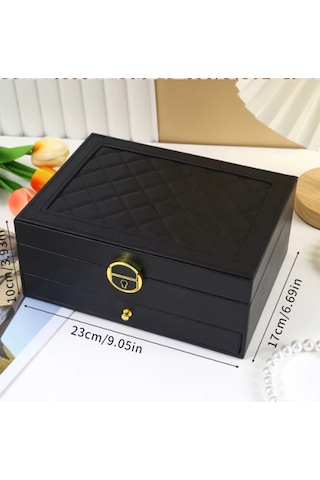 Mk-23 Mücevher Takı Kutusu - Bilezik Yüzük Takı Altın Kutusu