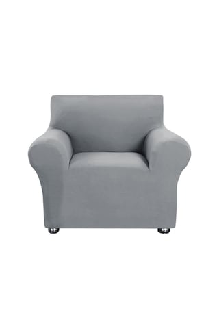 Geeroyoo Süt İpek Kumaşlı Kaymaz Koltuk Kılıfı - Yıkanabilir, Çocuk Ve Evcil Hayvan Dostu Çeşitli Renk Ve Boy Seçenekleri Açık Gri